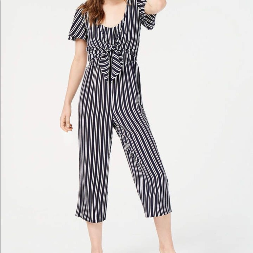 Blue & White Jumpsuit